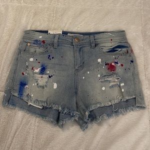 Adam Levine Jean shorts